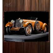 Металлическая табличка Hispano-Suiza H6C Tulipwood Torpedo by Nieuport